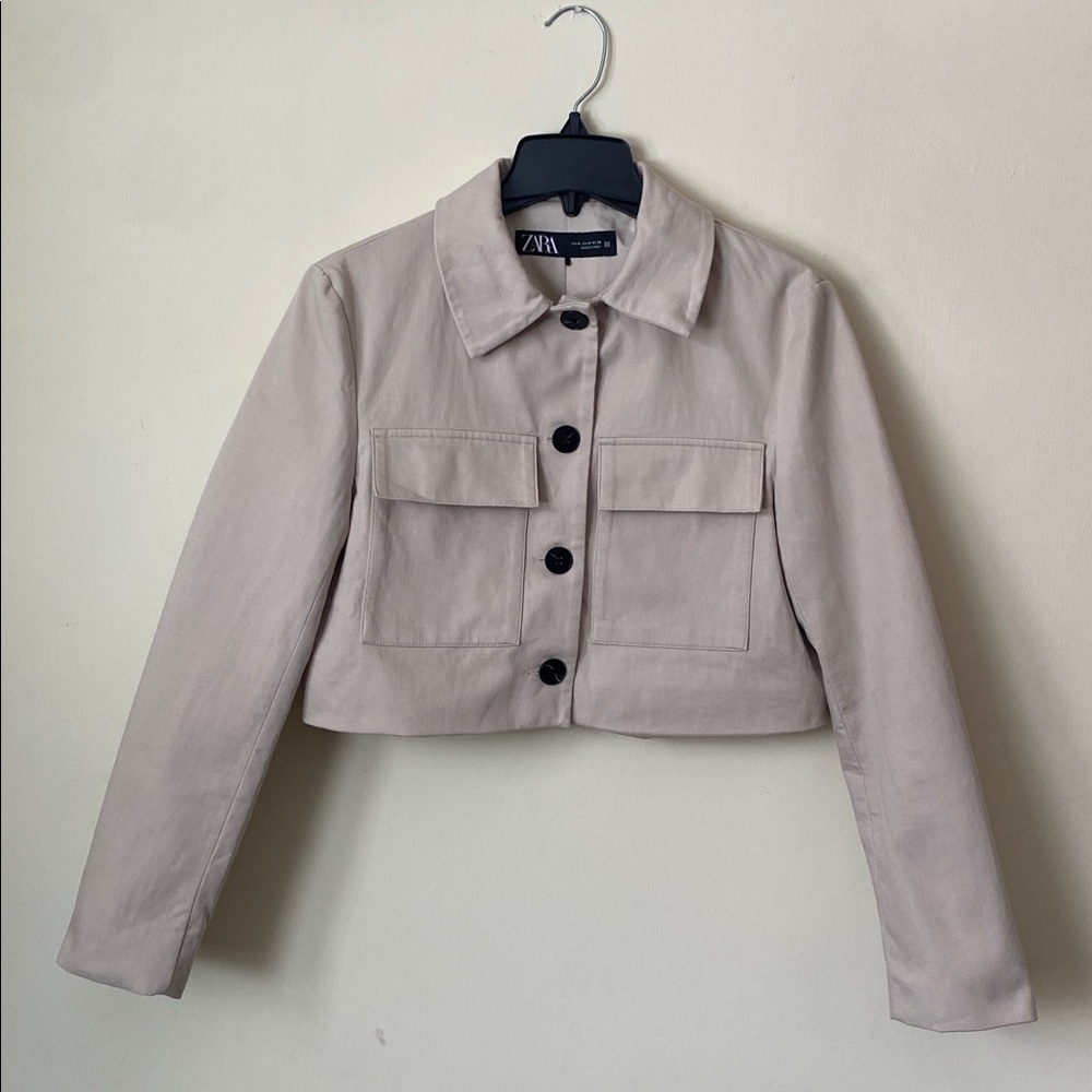 Zara Cropped Jacket - Picture 2 of 5